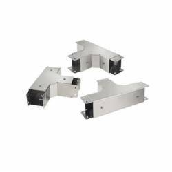 Hoffman CLEAN TRAY CT22PTFCSS F23 90 deg Tray Tee With Perforated Front Cover, 2 in W Tray, 6 in H, 304 Stainless Steel