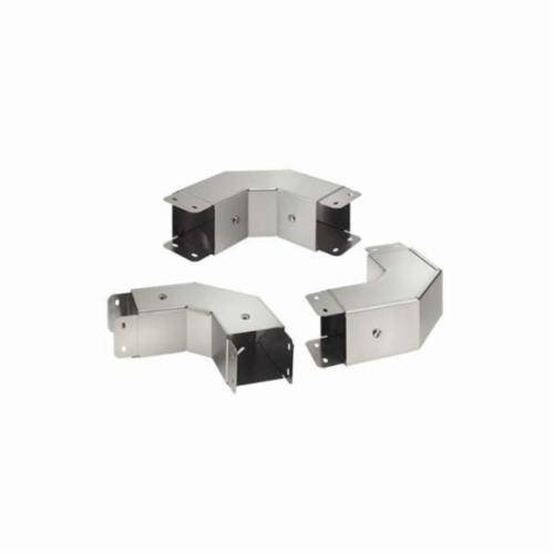 Hoffman Clean Tray® CT44EFC90SS Front Cover Elbow, 4 in W Tray, 90 deg, Stainless Steel