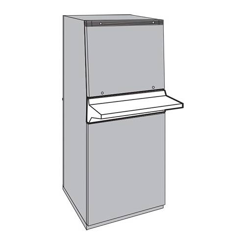 nVent HOFFMAN ProLine™ PWD6 P20PC Writing Desk, 23.3 in W x 8.91 in D, Steel