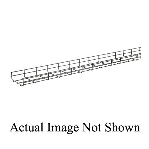 Hoffman QUICK TRAY PRO™ QTP4X12 DQT Straight Section Wire Mesh Cable Tray System, 78 ft-lb Capacity, 120 in L x 12 in W, Steel