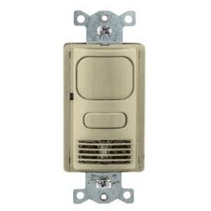 1000 Sq Ft, 120/277 VAC, Hubbell Wiring Device-Kellems AD2000I1 H-MOSS® Wall Switch Sensor, Ivory,