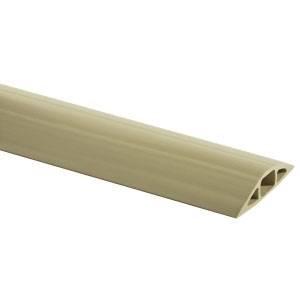 5' x 3" x 0.75", PVC, Hubbell Wiring Device-Kellems FT3BG5 FloorTrak® Floor Track Cable Cover, Beige,