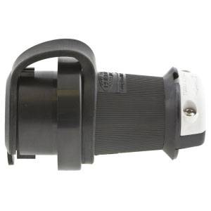 250 VAC 20 A L15-20P, Hubbell Wiring Device-Kellems HBL2421SW Twist-Lock®, Safety-Shroud® Locking Device Plug