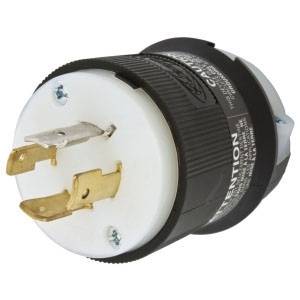 277/480 VAC 20 A L19-20P, Hubbell Wiring Device-Kellems HBL2451 Twist-Lock®, Insulgrip® Locking Device Plug