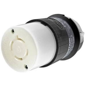 277/480 VAC 20 A L19-20R, Hubbell Wiring Device-Kellems HBL2453 Twist-Lock® Locking Device Connector