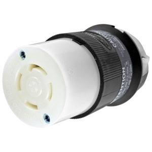 120/208 VAC 30 A L18-30R, Hubbell Wiring Device-Kellems HBL2753 Twist-Lock® Locking Device Connector