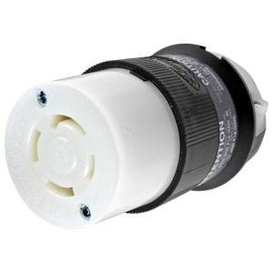 277/480 VAC 30 A L19-30R, Hubbell Wiring Device-Kellems HBL2763 Twist-Lock® Locking Device Connector