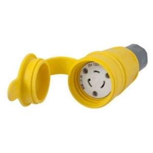 125 V 20 A L5-20R, Hubbell Wiring Device-Kellems HBL27W47 Twist-Lock® Locking Device Connector