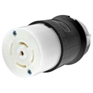 250/600 VAC 20/10 A Non-NEMA, Hubbell Wiring Device-Kellems HBL3523C Twist-Lock® Locking Device Connector