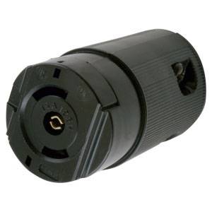 125 VAC 15 A ML-2R, Hubbell Wiring Device-Kellems HBL7593V Twist-Lock®, Insulgrip® Locking Device Connector