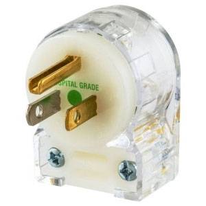 125 VAC 15 A 5-15P, Hubbell Wiring Device-Kellems HBL8215CAT Insulgrip® Straight Blade Plug,