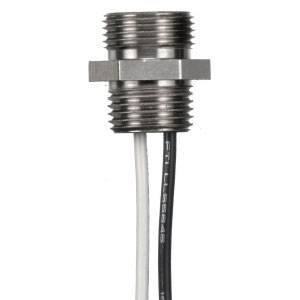 600 VAC/VDC, 15 A, Hubbell Wiring Device-Kellems HBNS02501 Mini-Quick® Quick-Connect Receptacle, 16 AWG Discrete Terminal, Metallic, Male