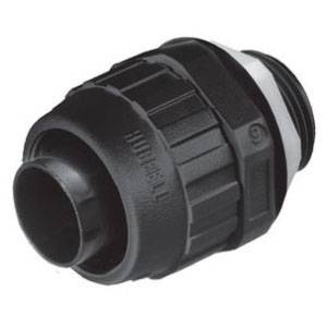1/2" Hubbell Wiring Device-Kellems P050NBKA PolyTuff® Liquidtight Conduit Connector