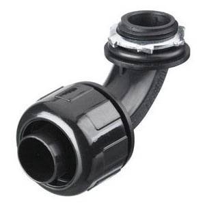 3/4" Hubbell Wiring Device-Kellems P0759NBK PolyTuff® Liquidtight Conduit Connector