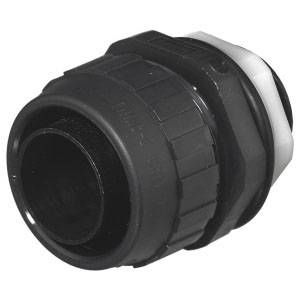 1" Hubbell Wiring Device-Kellems P100NBKA PolyTuff® Liquidtight Conduit Connector
