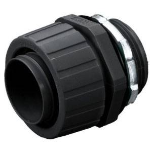 1-1/4" Hubbell Wiring Device-Kellems P125NBK PolyTuff® Liquidtight Conduit Connector