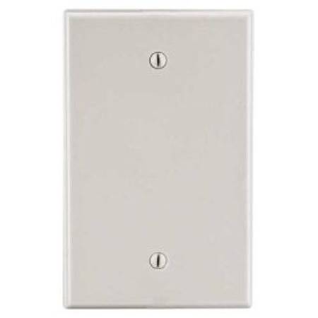1-Gang, Hubbell Wiring Device-Kellems P13LA Wallplate, Light Almond