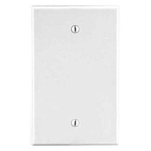 1-Gang, Hubbell Wiring Device-Kellems P13W Wallplate, White