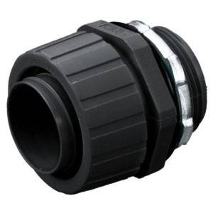 1-1/2" Hubbell Wiring Device-Kellems P150NBK PolyTuff® Liquidtight Conduit Connector