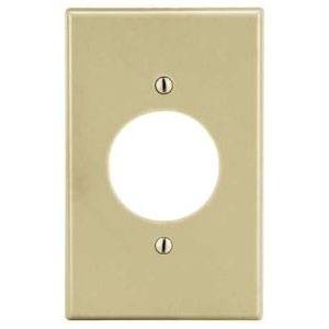1-Gang, Hubbell Wiring Device-Kellems P720I Twist-Lock® Wallplate, Ivory