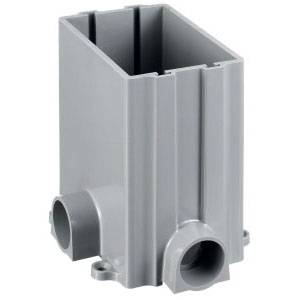 1-Gang, Rectangular, Hubbell Wiring Device-Kellems PFBRG1 ScrubShield® Floor Box