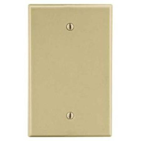 1-Gang, Hubbell Wiring Device-Kellems PJ13I Wallplate, Ivory