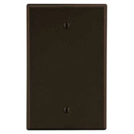 1-Gang, Hubbell Wiring Device-Kellems PJ13 Wallplate, Brown