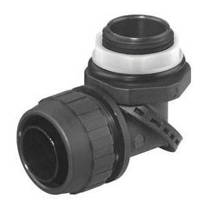 1" Hubbell Wiring Device-Kellems PS1009NBK PolyTuff®, SwivelLok® Liquidtight Conduit Connector