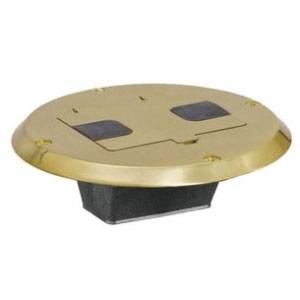 1-Gang, Round, Hubbell Wiring Device-Kellems RF506BR tradeSELECT® Floor Box