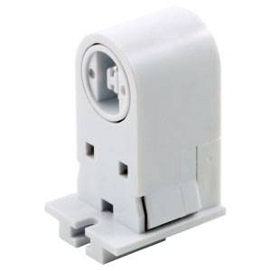 600 V, 1.1 A, Hubbell Wiring Device-Kellems RL356 Fluorescent Lampholder, 660 W, White,