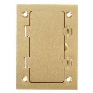 Rectangular, Hubbell Wiring Device-Kellems S3826 Style Line® Floor Box Cover, 3-Gang