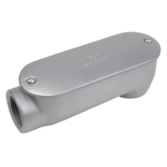 Red Dot® ASLB-XL4 Type LB Extra Long Service Entrance Body With Cover, Gasket, (2) 1-1/4 in Hub, Die Cast Aluminum, Lacquered