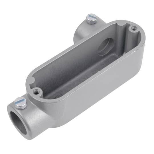 Red Dot® BLR-2 Type LR Conduit Body With Right Side Opening, 3/4 in Hub, Die Cast Aluminum