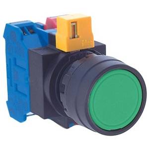 IDEC Corporation HW1B-M1F11-G Non-Illuminated Pushbutton