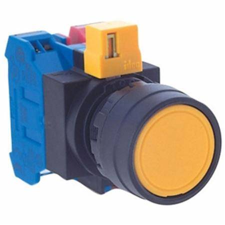 IDEC Corporation HW1B-M1F11-R Non-Illuminated Pushbutton