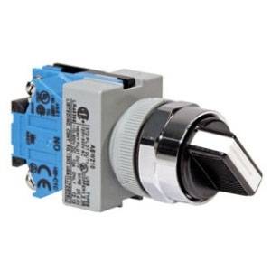 22 MM, IDEC Corporation ASW3L40 Non-Illuminated Selector Switch, Maintained