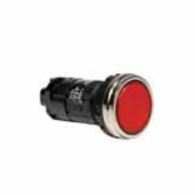 IDEC HW1P-1FQD-R-120V HW Series Illumination Pilot Light, 120 VAC, 10 A, Panel Mount