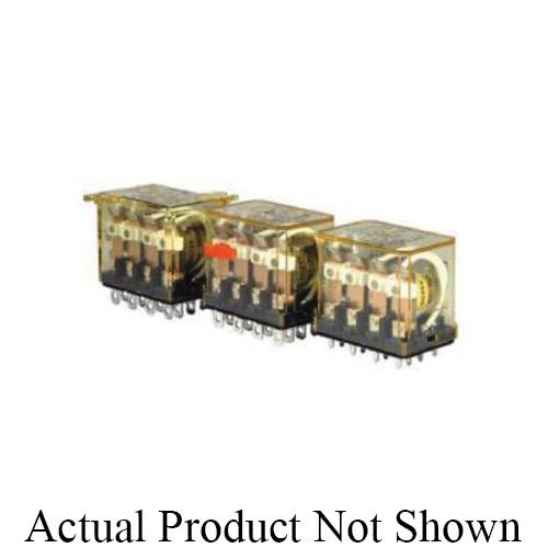 IDEC RH4B-UAC24V RH Series Compact Standard Power Relay, 10 A, 4PDT Contact, 24 VAC V Coil