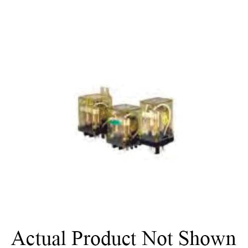 IDEC RR2BA-UAC120V RR Series Midget Standard Power Relay, 10 A, DPDT Contact, 120 VAC V Coil