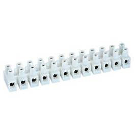22 to 12 AWG, Ideal Industries Inc. 89-608 Terminal Strip, 12-Circuit