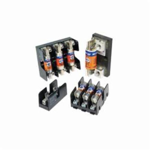 Mersen 60323J Open Style Fuse Block, 600 VAC/VDC, 30 A, Class J, 14 to 4 AWG Wire, 3 Poles