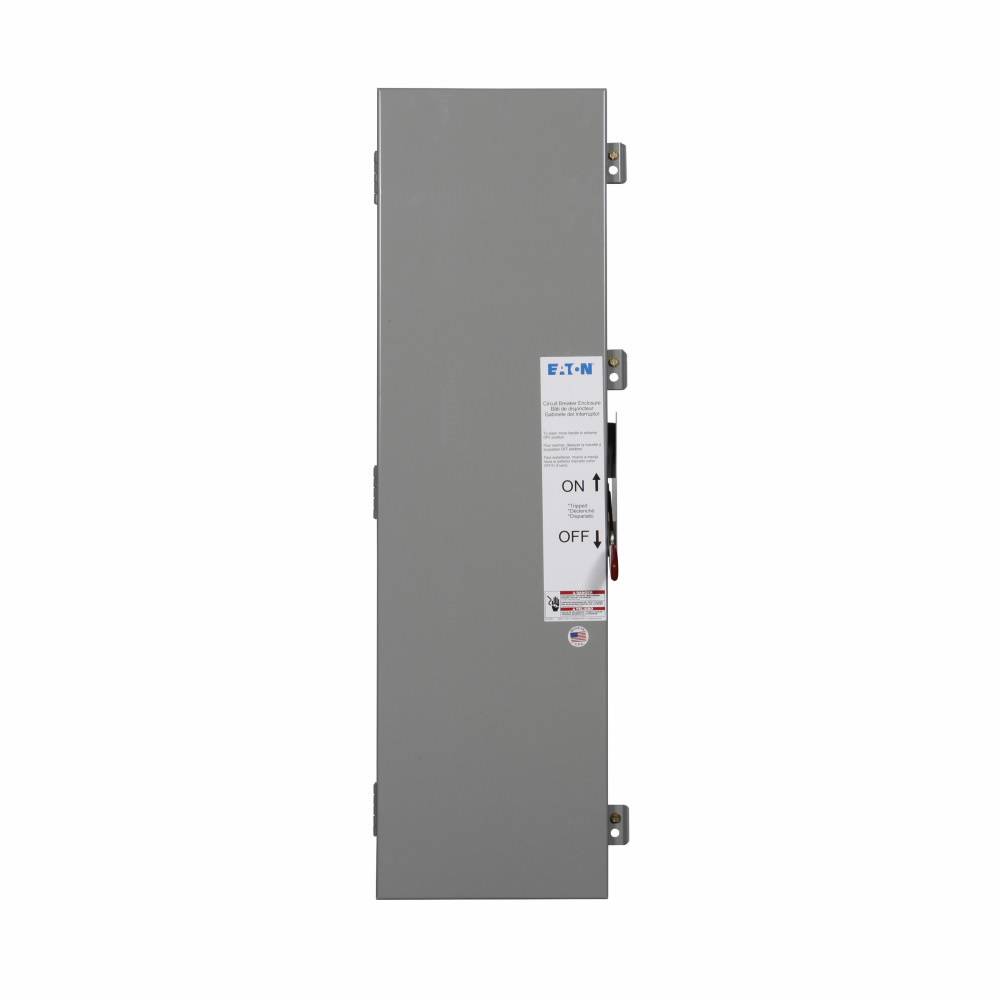 EATON RKDN400 C Series Circuit Breaker Enclosure With Knockout, 41.69 in L x 12.31 in W x 14.06 in H, NEMA 3R, Steel