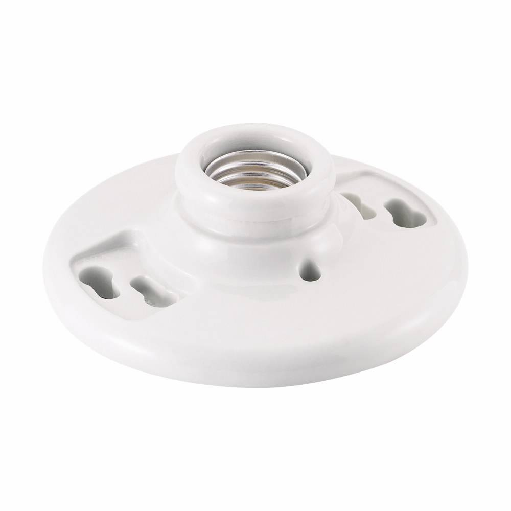 EATON Arrow Hart® 604-SP 1-Piece Lamp Holder With Keyless Switch, 660 W Lamp, 250 VAC, Medium