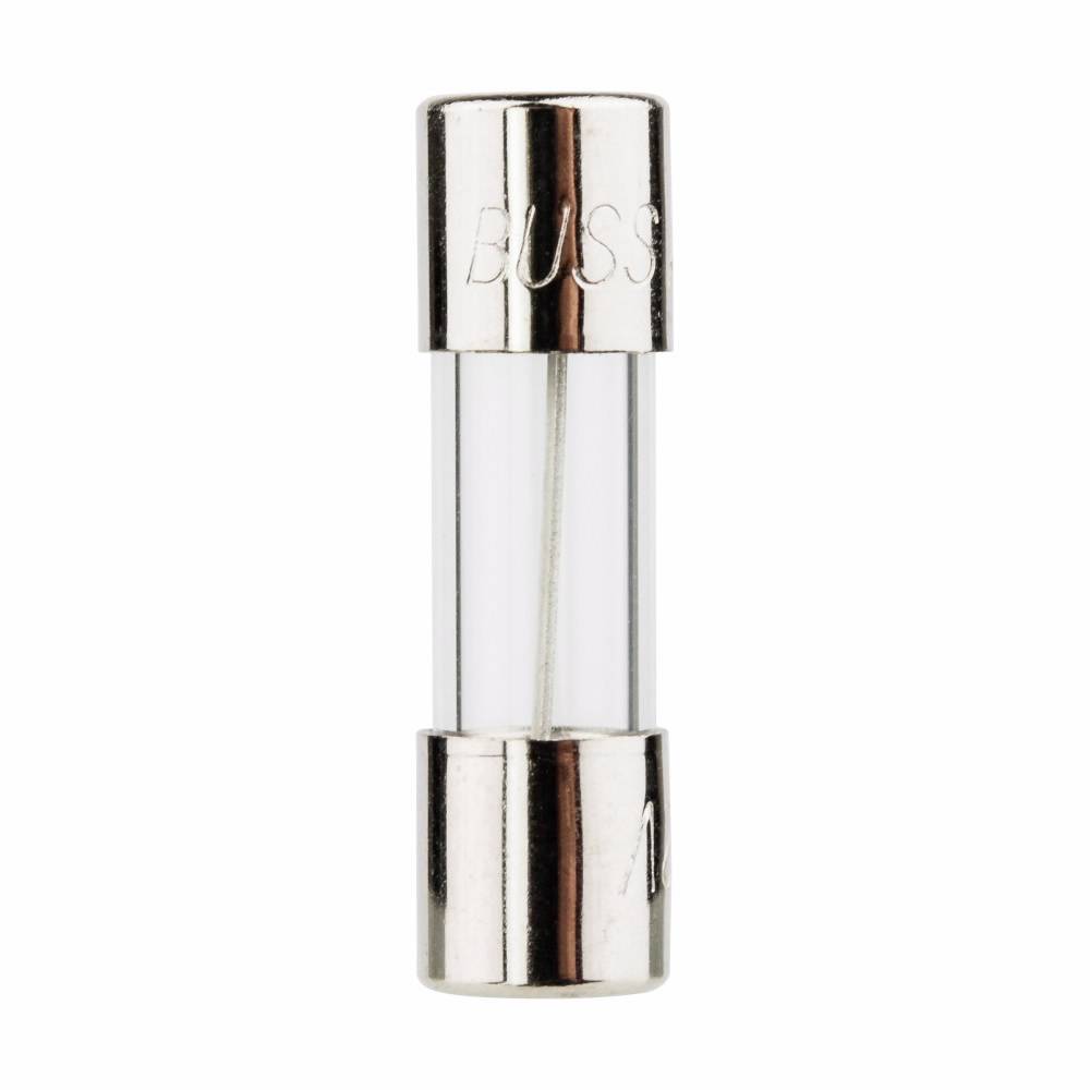 Bussmann AGW-20 Current Limiting Small Dimension Fast Acting Fuse With Nickel Plated Brass End Caps, 20 A, 32 VAC, 1 kA Interrupt, Cylindrical Body