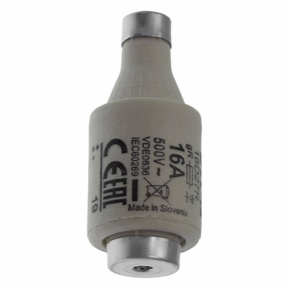Edison 16D27R Fast Acting Fuse, 16 A, 500 VAC, 50 kA Interrupt