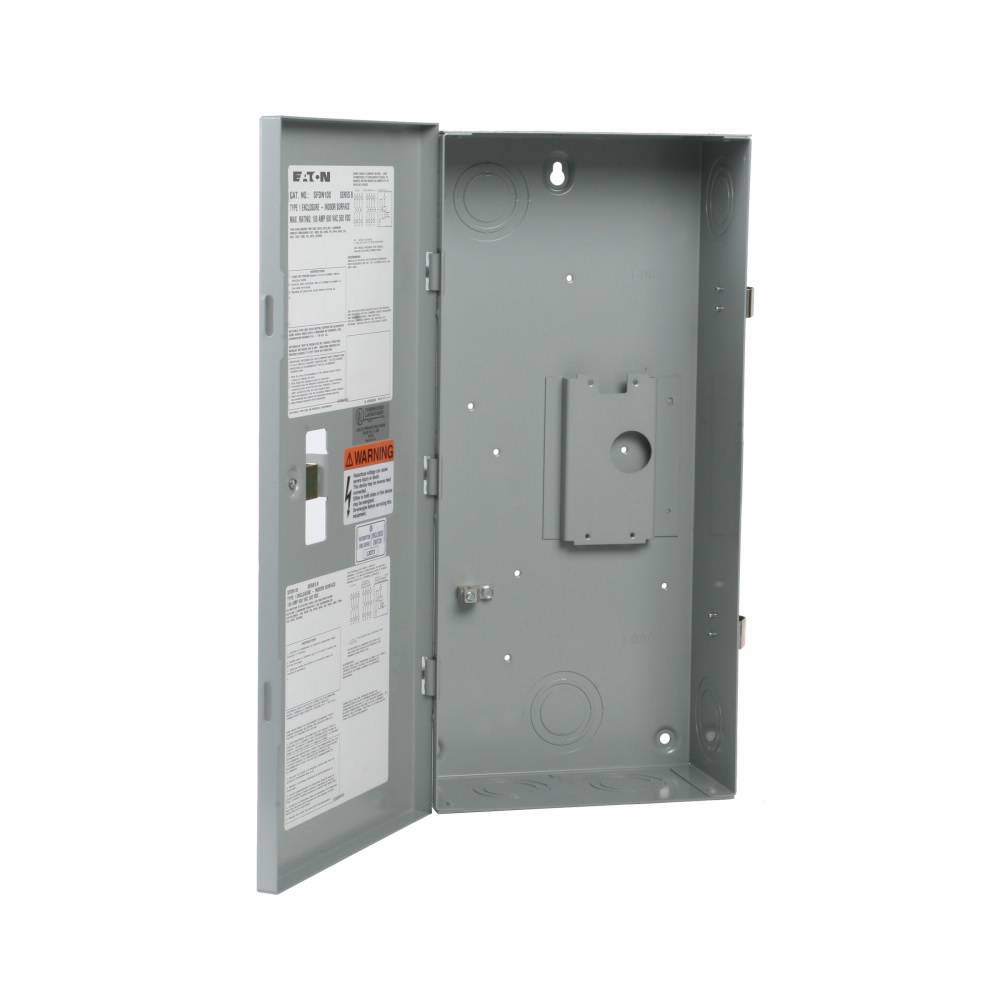 EATON SFDN100 C Series Circuit Breaker Enclosure With Knockout, 19.13 in L x 9.13 in W x 5.2 in H, NEMA 1, Steel