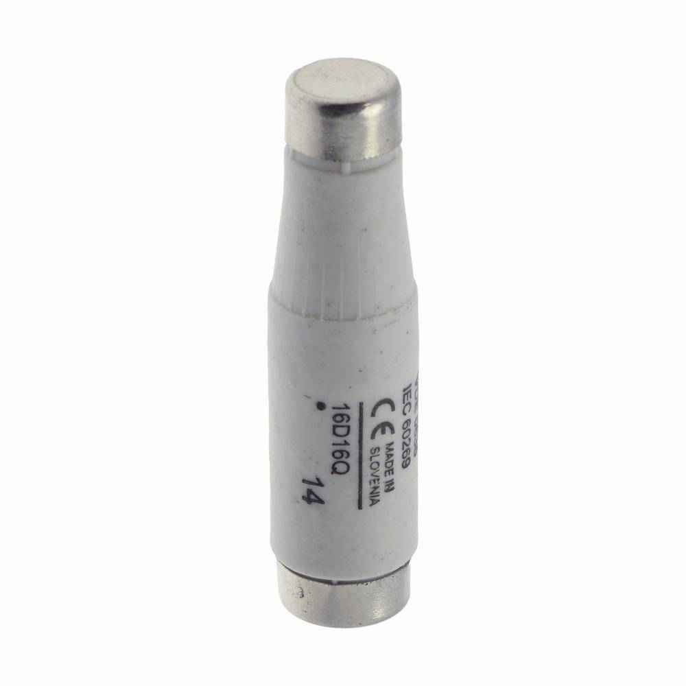 Edison 16D16Q Fast Acting Fuse, 16 A, 500 VAC, 50 kA Interrupt