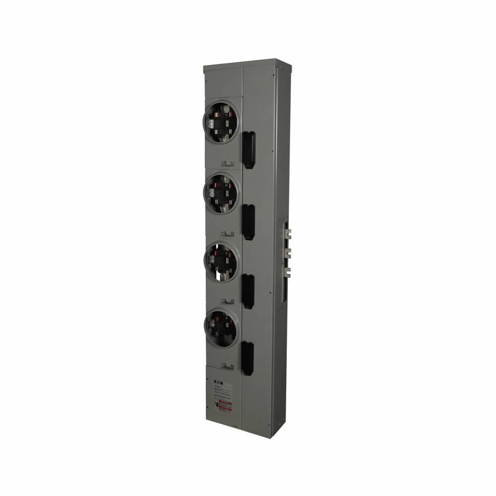 EATON 1MM420RRL 4-Socket Multiple Metering Meter Stack Module, 120/240 VAC, 200 A, 1 ph Phase, NEMA 3R Enclosure