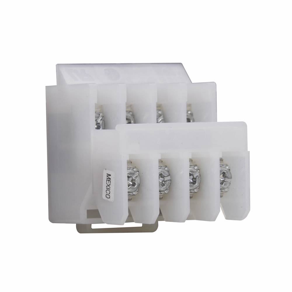 Bussmann 15188-3R Depluggable Reverse Wiring Disconnect Terminal Block, 600 VAC, 30 A, 16 to 12 AWG Copper Wire, 3 Poles, DIN Rail Mount