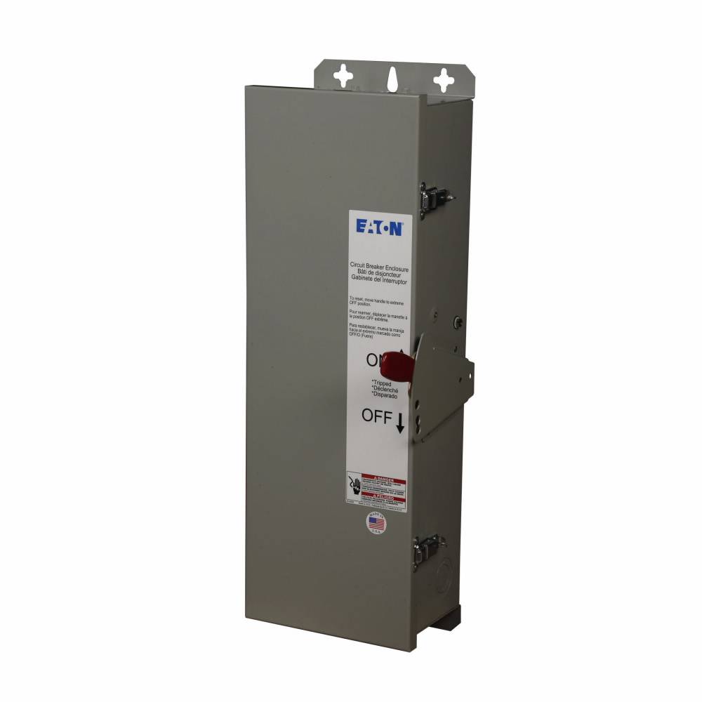 EATON RFDN225 C Series Rainproof Circuit Breaker Enclosure, 9.31 in L x 9.16 in W x 25.66 in H, NEMA 3R NEMA Rating, Steel
